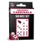 Masterpieces   Officially Licensed NFL Arizona Cardinals - 6 Piece D6 Gaming Dice Set Ages 6 and Up
